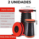 Banco Retrátil Portátil Com Alça - Bolça Banco Colorida