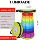 Banco Retrátil Portátil Com Alça - Bolça Banco Colorida