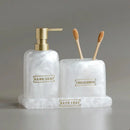 Kit Dispenser Para banheiro Branco Perolado - Tazzi