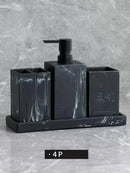 Kit Para Banheiro de Mármore -  Tazzi