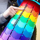 Banco Retrátil Portátil Com Alça - Bolça Banco Colorida